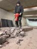 Foto vom Album: Arbeitseinsatz 27.12.2024 - Abriss * Sand * Rampe * Beton