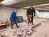 Foto vom Album: Arbeitseinsatz 27.12.2024 - Abriss * Sand * Rampe * Beton