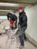 Foto vom Album: Arbeitseinsatz 27.12.2024 - Abriss * Sand * Rampe * Beton