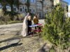Auch bei einer Frisörin konnten sich die Schüler und Schülerinnen über mögliche Ausbildungsplätze informieren