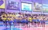 Foto vom Album: 2025 Einlauf-Kinder beim Schweriner Volleyball-Heimspiel