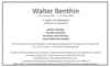 Foto vom Album: Trauerfeier für unser verstorbenes Ehrenmitglied Walter Benthin