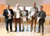 Ganz besondere Mitglieder: (von links) Michael Göllner, Manfred Geis, Peter Warmbold, Dr. Constantin von Brandenstein-Zeppelin und Gerhard Hruby.