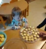 Die Bananen werden getrocknet