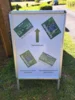 Das Hinweisschild