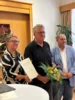 Frau Arnhold-Wind, Bürgermeister Rico Röse und Herr Wycisk