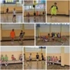 Sportliche Wettkämpfe in der Turnhalle