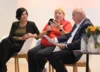 Norma Rettich (Trainer Special Hockey Potsdamer Sport-Union) rechts neben Oberbürgermeisterin Noosha Aubel
