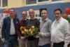 Rainer Geßner und Karsten Höhn - Spielerverdienstnadel des Thüringer Tischtennisverbandes in bronze