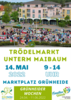 Plakat Trödelmarkt unterm Maibaum, Foto: Bernd Flister