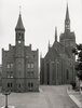Foto: Theodor Graefe | Perleberg, Großer Markt mit Rathaus und St. Jakobi-Kirche, 1911