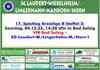 17. Spieltag der SG Laudert/Lingerhahn/Horn I