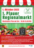 Plakat Plauer Regionalmarkt