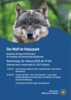 Foto zur Veranstaltung Der Wolf im Naturpark – Beratung, Vortrag und Diskussion für Tierhalter und interessierte BürgerInnen mit Frank Hahnel und Carina Vogel