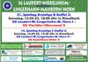 21. Spieltag der SG Laudert/Lingerhahn/Horn I