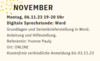 Veranstaltung: Digitale Sprechstunde Word