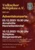 Veranstaltung: Adventssingen Volkschor Schipkau