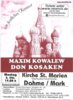 Veranstaltung: Maxim Kowalew – Don Kosaken