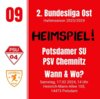 Veranstaltung: HEIMSPIEL 1. DAMEN PSU - PSV Chemnitz, 2. Bundesliga, Sporthalle Heinrich-Mann-Allee