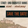Veranstaltung: Stadt- und Burgfest Ranis 2024