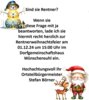 Veranstaltung: Rentnerweihnachtsfeier So 01. 12. 2024