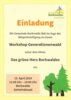 Veranstaltung: Workshop Bürgerbeteiligung Generationenwald