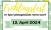 Veranstaltung: Fr&uuml;hlingsfest in Heinersdorf