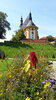 Klostergarten Neuzelle mit Blick auf die Katholische Stiftskirche Sankt Marien - Fotograf Besucherinformation Neuzelle