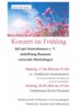 Plakat Chorkonzert im Frühling