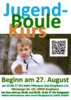 Plakat Jugend-Boule-Kurs 2024