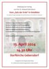Veranstaltung: Vortrag in der Kirche Gebersdorf