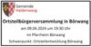 Veranstaltung: Ortsteilbürgerversammlung in Börwang