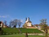 Blick vom Klostergarten auf die Katholische Stiftskirche St. Marien - Fotograf Besucherinformation Neuzelle
