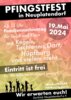 Programmflyer Pfingstfest Neuplatendorf 2024