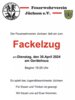 Veranstaltung: Fackelumzug des Feuerwehrvereins Jüchsen