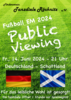Veranstaltung: Public Viewing zur EM (Tanzdiele Röcknitz)