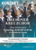 Veranstaltung: Dresdner Kreuzchor