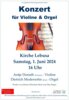 Veranstaltung: Konzert für Violine & Orgel