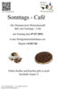 Veranstaltung: Sonntags Café So 07. 07. 2024
