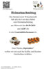 Veranstaltung: Heimatnachmittag Mi 04. 09. 2024