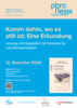 Plakat zur Lesung