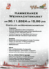Veranstaltung: Weihnachtsmarkt in Hammer Sa 30.11.2024