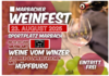 Veranstaltung: Im August findet wieder unser alljährliches Weinfest statt.