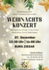 Veranstaltung: Weihnachtskonzert Sa 07. 12. 2024