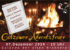 Veranstaltung: Golzower Adventsfeuer Sa 07. 12. 2024