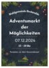 Veranstaltung: Adventsmarkt der Möglichkeiten Sa 07. 12. 2024