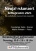 Veranstaltung: Neujahrskonzert "Beflügelndes 2025" So 19. 01. 2025