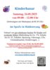 Veranstaltung: Kinderbasar Sa 24. 05. 2025