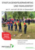 Veranstaltung: 90 Jahre Freiwillige Feuerwehr Giesensdorf und Stadtjugendfeuerwehrtag mit kleinem Dorffest Sa 21. 06. 2025