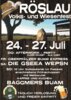 Veranstaltung: 145. Röslauer Volks- und Wiesenfest 24.  -  27. Jul 2025